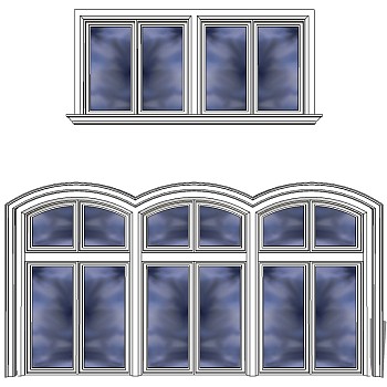 欧式建筑别墅窗 (46)