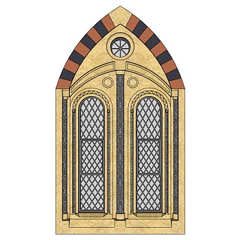 欧式法式伊斯兰建筑别墅窗 (18)