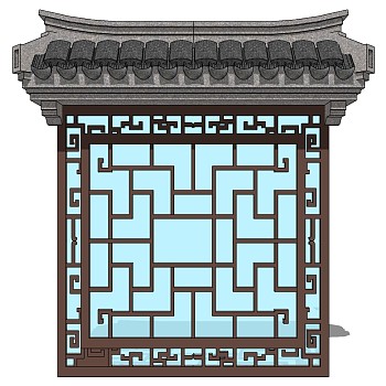 中式景窗花窗花格  (32)