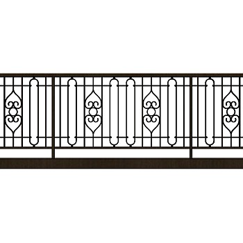 欧式铁艺栏杆护栏扶手 (144)
