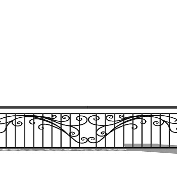 欧式铁艺栏杆护栏扶手 (122)