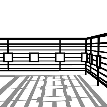 欧式铁艺栏杆护栏扶手 (117)
