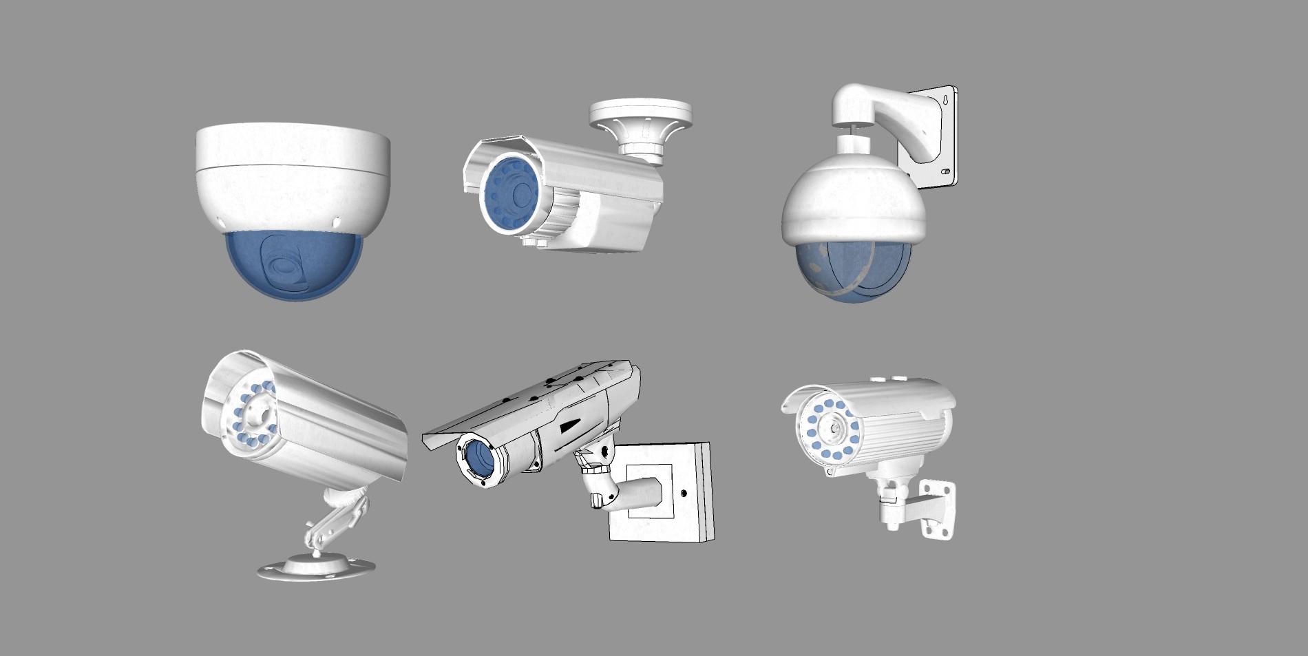 监控摄影头产品介绍Powerpoint幻灯片模板 Seagle – CCTV Powerpoint Templates – 设计小咖