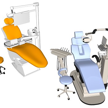 02牙科空腔医院设备医疗设备设备sketchup草图模型下载