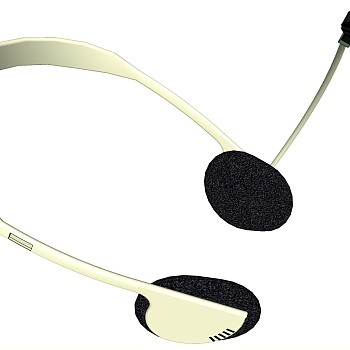 49电子数码产品耳机耳麦蓝牙耳机sketchup草图模型下载