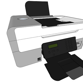 复印机打印机003sketchup草图模型下载