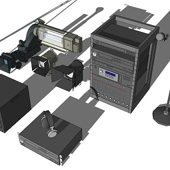 11舞台器材摄影器材sketchup草图模型下载
