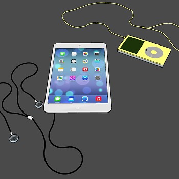 10入耳式耳机iPadsketchup草图模型下载