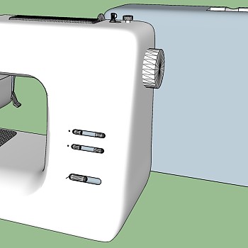 75家用电动缝纫机SU模型sketchup草图模型下载