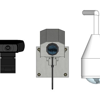 78监控设备摄像头监控设备sketchup草图模型下载
