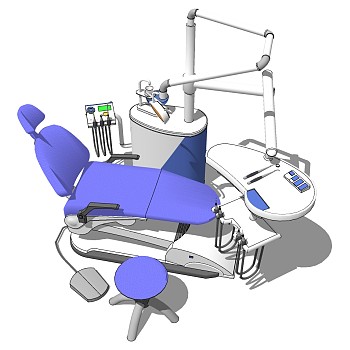 101牙医口腔医疗器械002sketchup草图模型下载
