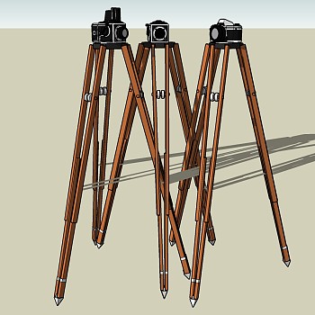 96相机 相机支架sketchup草图模型下载