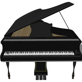 15钢琴电子琴SU模型合集sketchup草图模型下载