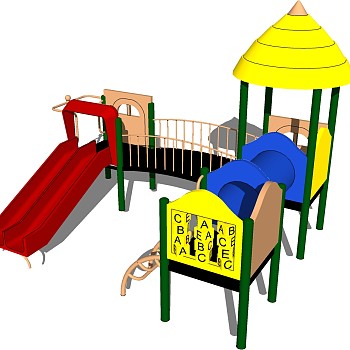 儿童游乐娱乐城设施器材滑梯 (53)