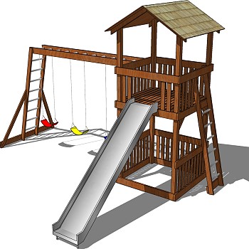 儿童游乐娱乐城设施器材滑梯 (41)
