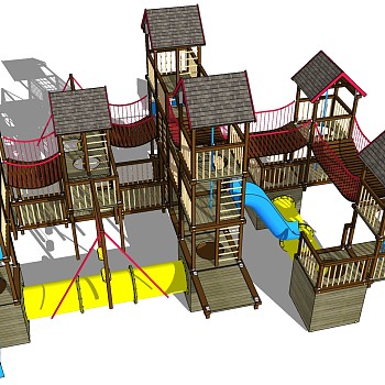 儿童游乐娱乐城设施器材滑梯 (40)