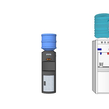 142饮水机sketchup草图模型下载