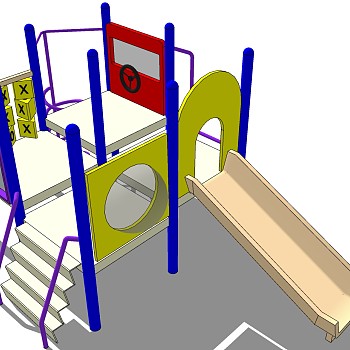 儿童游乐娱乐城设施器材滑梯 (39)