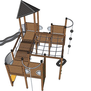 儿童游乐娱乐城设施器材滑梯 (3)