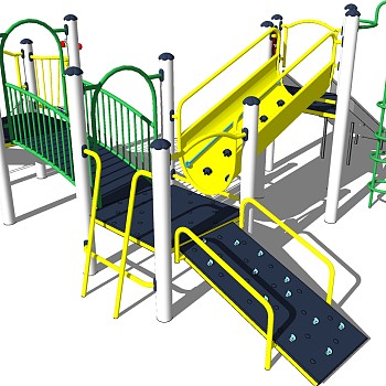 儿童游乐娱乐城设施器材滑梯 (19)