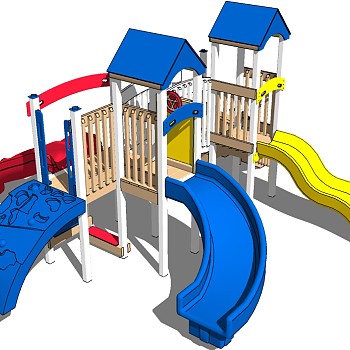 儿童游乐娱乐城设施器材滑梯 (14)