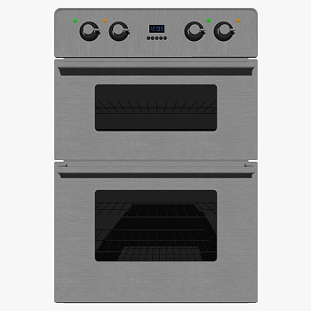 厨房电器烤箱微波炉消毒柜sketchup草图模型下载 (8)