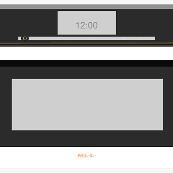厨房电器烤箱微波炉消毒柜sketchup草图模型下载 (7)