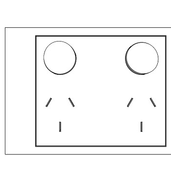 现代开关插座面板插板组合 (20)