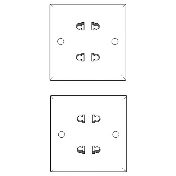现代开关插座面板插板组合 (6)