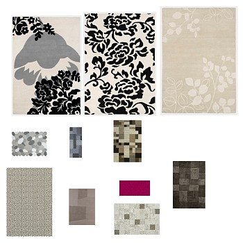 09新中式简欧式地毯sketchup草图模型下载