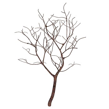 枯树树枝干枝树干摆件sketchup草图模型下载 (9)