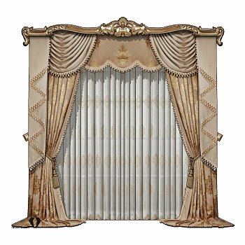 10-欧式古典法式窗帘