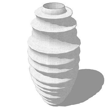 (5)陶瓷瓶子罐子sketchup草图模型下载