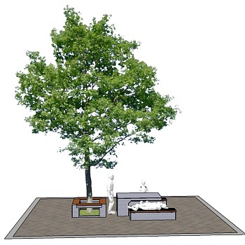 街道景观树池 2dsu草图模型下载 (37)