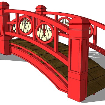 中式景观木拱桥 (14)