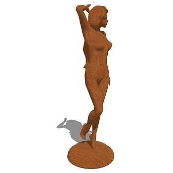 裸体女人人物雕塑雕像
