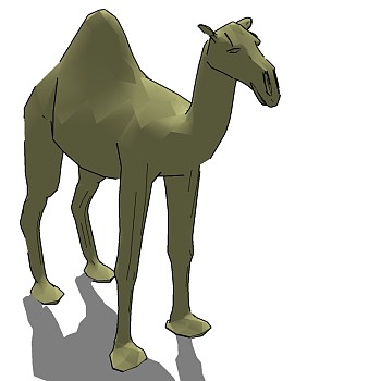 7骆驼SketchUp草图模型下载