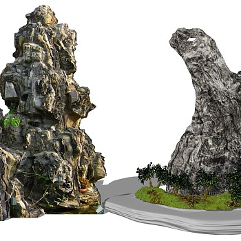 景观园林太湖石石头 (2)