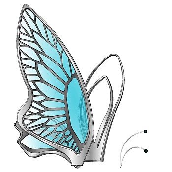 蝴蝶动物雕塑摆件挂饰 (4)