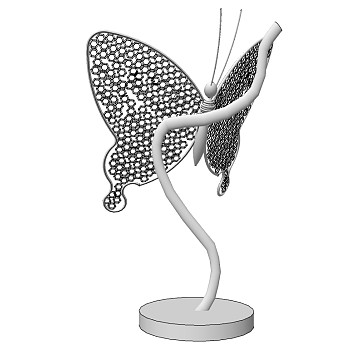 蝴蝶动物雕塑摆件挂饰 (3)