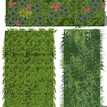现代垂直绿化植物绿植墙植物墙10