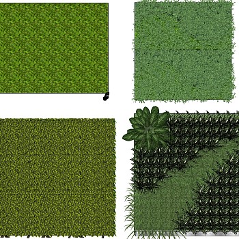 现代垂直绿化植物绿植墙植物墙
