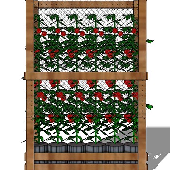 现代垂直绿化植物绿植墙植物墙花架