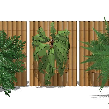 现代垂直绿化植物绿植墙植物墙 (59)