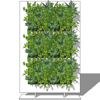 现代垂直绿化植物绿植墙植物墙 (53)