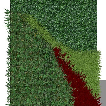现代垂直绿化植物绿植墙植物墙 (17)