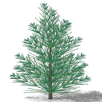 室外园林景观植物3d景观树sketchup草图模型下载 (44)