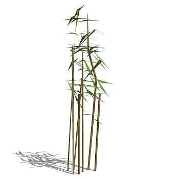 景观竹子植物模型sketchup草图模型下载 (16)