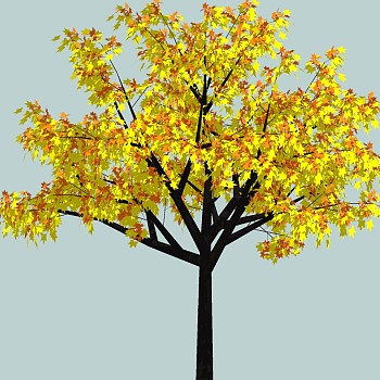 室外园林景观植物3d景观树sketchup草图模型下载 (29)