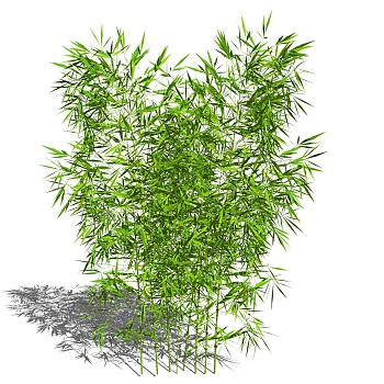 景观竹子植物模型sketchup草图模型下载 (20)